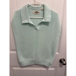 original weatherproof vintage shirt Women's Mint Green Sleeveless Sweater Size M